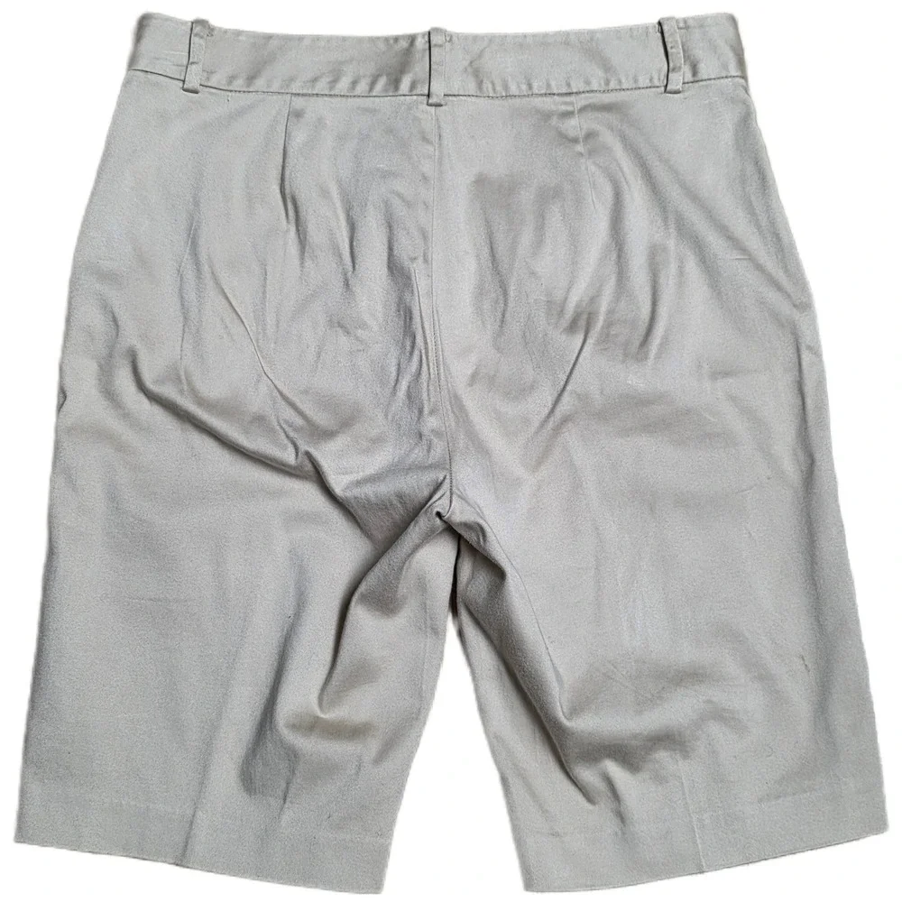 Lauren Ralph Lauren Women's Khaki Shorts Size 8 Cotton Blend‎ Casual EUC